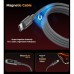 Дата кабель USB-C to USB-C 1.2m PD60W magnetic digital display nylon gray Choetech (XCC-1067-GY)