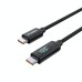 Дата кабель USB-C to USB-C 1.2m PD100W digital display silicone Choetech (XCC-1064)