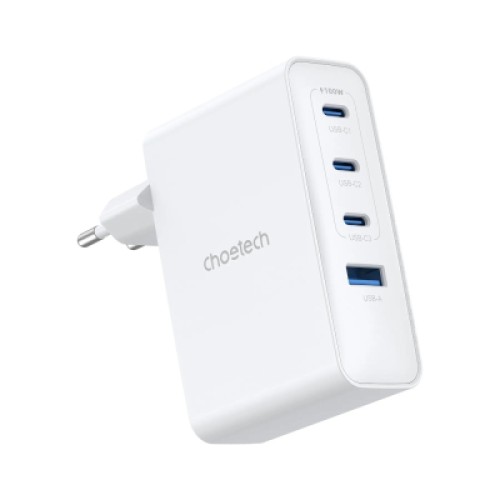 Зарядное устройство Choetech 3xUSB-C + 1xUSB PD100W GaN (PD9002)