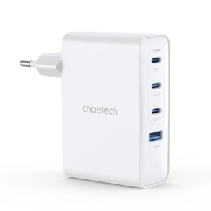 Зарядний пристрій Choetech 3xUSB-C + 1xUSB PD100W GaN (PD9002)