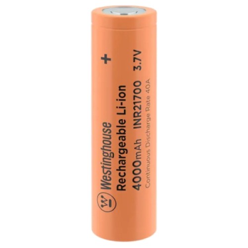 Аккумулятор 21700 4000mah, 40A NMC PRO, bulk pack, industrial Westinghouse (INR21700-4000 / 3724452)