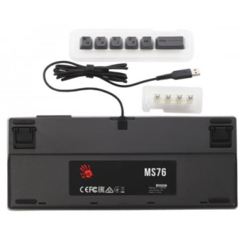 Клавиатура A4Tech Bloody MS76 USB UA Iron Grey (4711421003292)