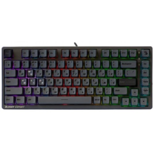 Клавиатура A4Tech Bloody MS76 USB UA Iron Grey (4711421003292)