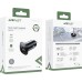 Зарядное устройство Acefast 1xUSB-C PD20W + 1xUSB QC3.0 18W car adapter metal (6974316280330)