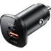 Зарядное устройство Acefast 1xUSB-C PD20W + 1xUSB QC3.0 18W car adapter metal (6974316280330)