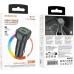 Зарядное устройство BOROFONE 1xUSB-C PD30W + 1xUSB QC3.0 car adapter black (6941991110818)