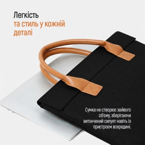 Сумка для ноутбука ColorWay Stylish 15.6" Black (CW-LBS156-BK) Сумка для ноутбука ColorWay Stylish 15.6" Black (CW-LBS156-BK)