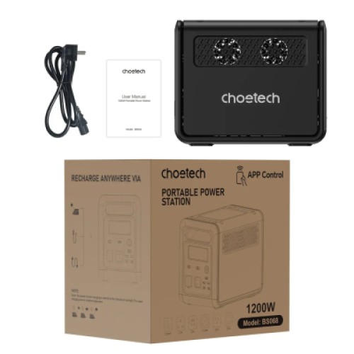 Зарядная станция Choetech BS0068 1200W 1024Wh (BS068)