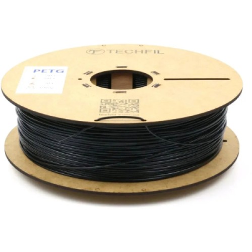 Пластик для 3D-принтера Techfil PETG 074 1.75мм 1кг black (PETG074-1000-BLACK)