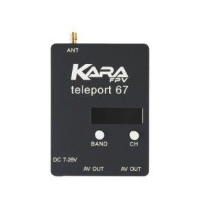 Відеоприймач (VRX) KaraFPV Teleport67 6.1G-7.2G (RX6704)