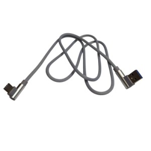 Дата кабель USB 2.0 AM to USB-C 1.0m 2.4A 90° corner gray XoKo (XK-CTC-001-GR)