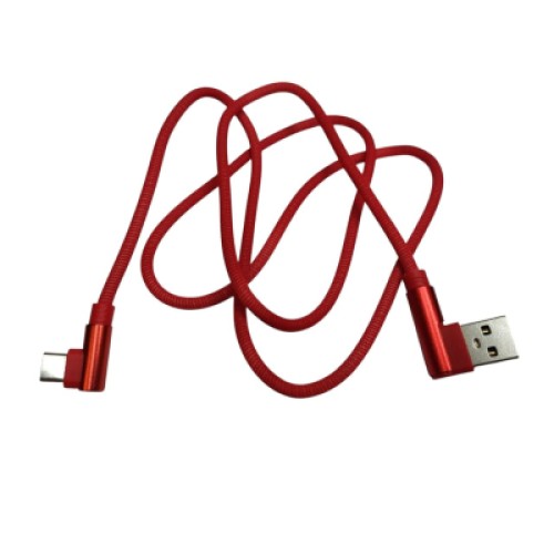 Дата кабель USB 2.0 AM to USB-C 1.0m 2.4A 90° corner red XoKo (XK-CTC-001-RD) Дата кабель USB 2.0 AM to USB-C 1.0m 2.4A 90° corner red XoKo (XK-CTC-001-RD)