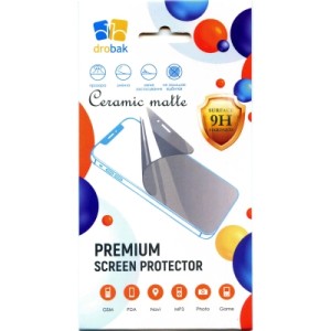 Стекло защитное Drobak Samsung Galaxy A37 5G Matte Ceramics Black (151566)