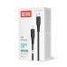 Дата кабель USB-C to Lightning 2.0m PD30W textured PVC black ColorWay (CW-CBPDCL095-BK)