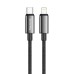 Дата кабель USB-C to Lightning 1.0m PD30W zinc alloy braided black ColorWay (CW-CBPDCL098-BK)