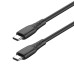 Дата кабель USB-C to USB-C 1.0m 3A 60W textured PVC black ColorWay (CW-CBPDCC094-BK) Дата кабель USB-C to USB-C 1.0m 3A 60W textured PVC black ColorWay (CW-CBPDCC094-BK)