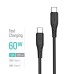 Дата кабель USB-C to USB-C 2.0m 3A 60W textured PVC black ColorWay (CW-CBPDCC095-BK) Дата кабель USB-C to USB-C 2.0m 3A 60W textured PVC black ColorWay (CW-CBPDCC095-BK)