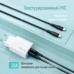 Дата кабель USB-C to USB-C 2.0m 3A 60W textured PVC black ColorWay (CW-CBPDCC095-BK) Дата кабель USB-C to USB-C 2.0m 3A 60W textured PVC black ColorWay (CW-CBPDCC095-BK)