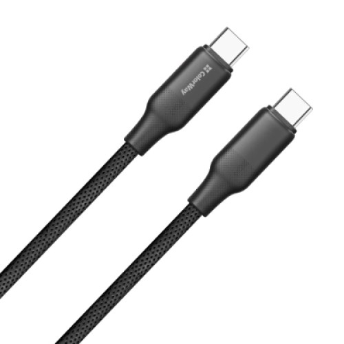 Дата кабель USB-C to USB-C 1.0m 3A 60W TPE embossed black ColorWay (CW-CBPDCC101-BK) Дата кабель USB-C to USB-C 1.0m 3A 60W TPE embossed black ColorWay (CW-CBPDCC101-BK)