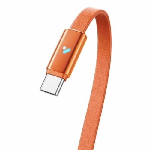 Дата кабель USB-C to USB-C 1.0m 5A 100W ultra-thin orange ColorWay (CW-CBPDCC100-OR) Дата кабель USB-C to USB-C 1.0m 5A 100W ultra-thin orange ColorWay (CW-CBPDCC100-OR)