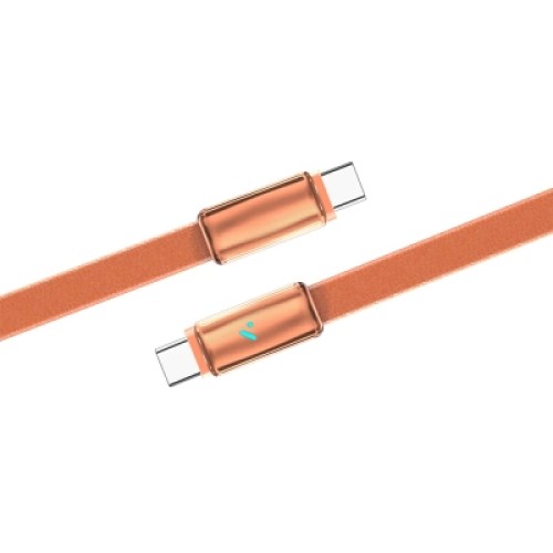 Дата кабель USB-C to USB-C 1.0m 5A 100W ultra-thin orange ColorWay (CW-CBPDCC100-OR) Дата кабель USB-C to USB-C 1.0m 5A 100W ultra-thin orange ColorWay (CW-CBPDCC100-OR)