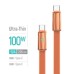 Дата кабель USB-C to USB-C 1.0m 5A 100W ultra-thin orange ColorWay (CW-CBPDCC100-OR) Дата кабель USB-C to USB-C 1.0m 5A 100W ultra-thin orange ColorWay (CW-CBPDCC100-OR)