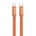 Дата кабель USB-C to USB-C 1.0m 5A 100W ultra-thin orange ColorWay (CW-CBPDCC100-OR) Дата кабель USB-C to USB-C 1.0m 5A 100W ultra-thin orange ColorWay (CW-CBPDCC100-OR)