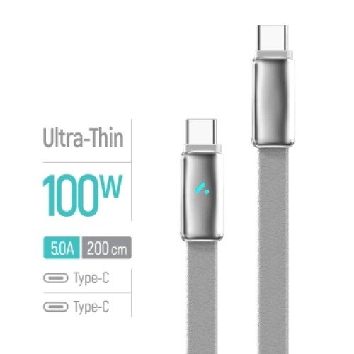 Дата кабель USB-C to USB-C 1.0m 5A 100W ultra-thin gray ColorWay (CW-CBPDCC100-GR) Дата кабель USB-C to USB-C 1.0m 5A 100W ultra-thin gray ColorWay (CW-CBPDCC100-GR)