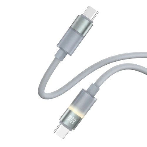 Дата кабель USB-C to USB-C 1.0m 3A 60W warm light gray ColorWay (CW-CBPDCC092-GR) Дата кабель USB-C to USB-C 1.0m 3A 60W warm light gray ColorWay (CW-CBPDCC092-GR)