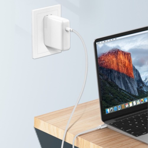Дата кабель USB-C to USB-C 2.0m 5A 100W zinc alloy braided white ColorWay (CW-CBPDCC099-WT)