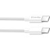 Дата кабель USB-C to USB-C 2.0m 5A 100W zinc alloy braided white ColorWay (CW-CBPDCC099-WT)
