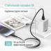 Дата кабель USB 2.0 AM to Lightning 1.0m 3A textured PVC black ColorWay (CW-CBUL094-BK)