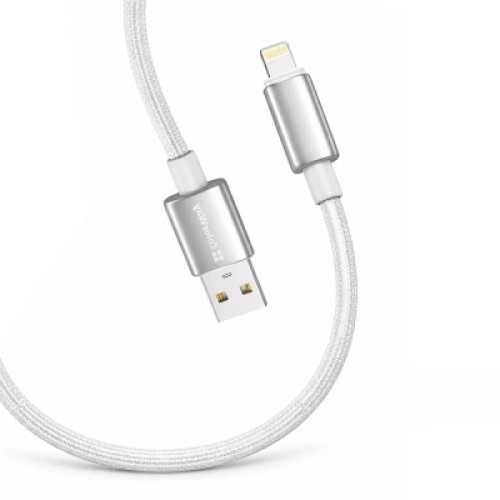 Дата кабель USB 2.0 AM to Lightning 2.0m 3A zinc alloy braided white ColorWay (CW-CBUL099-WT) Дата кабель USB 2.0 AM to Lightning 2.0m 3A zinc alloy braided white ColorWay (CW-CBUL099-WT)