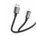 Дата кабель USB 2.0 AM to Lightning 2.0m 3A zinc alloy braided black ColorWay (CW-CBUL099-BK) Дата кабель USB 2.0 AM to Lightning 2.0m 3A zinc alloy braided black ColorWay (CW-CBUL099-BK)