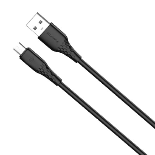 Дата кабель USB 2.0 AM to Micro 5P 1.0m 3A textured PVC black ColorWay (CW-CBUM094-BK) Дата кабель USB 2.0 AM to Micro 5P 1.0m 3A textured PVC black ColorWay (CW-CBUM094-BK)