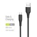 Дата кабель USB 2.0 AM to Micro 5P 1.0m 3A textured PVC black ColorWay (CW-CBUM094-BK) Дата кабель USB 2.0 AM to Micro 5P 1.0m 3A textured PVC black ColorWay (CW-CBUM094-BK)