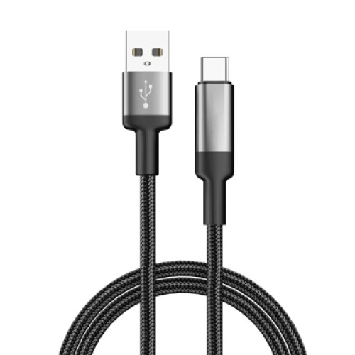 Дата кабель USB 2.0 AM to USB-C 2.0m 6A braided wire black ColorWay (CW-CBUC097-BK) Дата кабель USB 2.0 AM to USB-C 2.0m 6A braided wire black ColorWay (CW-CBUC097-BK)
