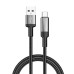 Дата кабель USB 2.0 AM to USB-C 2.0m 6A braided wire black ColorWay (CW-CBUC097-BK) Дата кабель USB 2.0 AM to USB-C 2.0m 6A braided wire black ColorWay (CW-CBUC097-BK)