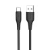 Дата кабель USB 2.0 AM to USB-C 1.0m 3A textured PVC black ColorWay (CW-CBUC094-BK) Дата кабель USB 2.0 AM to USB-C 1.0m 3A textured PVC black ColorWay (CW-CBUC094-BK)