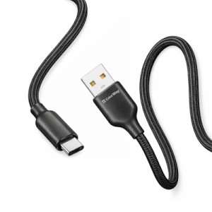 Дата кабель USB 2.0 AM to USB-C 2.0m 3A TPE embossed black ColorWay (CW-CBUC102-BK)