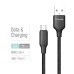 Дата кабель USB 2.0 AM to USB-C 2.0m 3A TPE embossed black ColorWay (CW-CBUC102-BK)