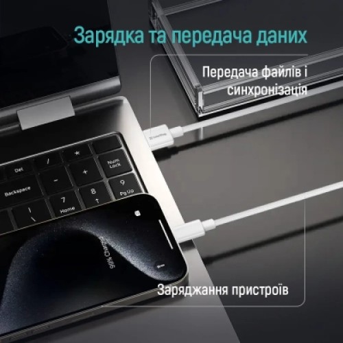 Дата кабель USB 2.0 AM to USB-C 1.0m 3A zinc alloy braided white ColorWay (CW-CBUC098-WT) Дата кабель USB 2.0 AM to USB-C 1.0m 3A zinc alloy braided white ColorWay (CW-CBUC098-WT)