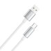 Дата кабель USB 2.0 AM to USB-C 1.0m 3A zinc alloy braided white ColorWay (CW-CBUC098-WT) Дата кабель USB 2.0 AM to USB-C 1.0m 3A zinc alloy braided white ColorWay (CW-CBUC098-WT)