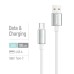 Дата кабель USB 2.0 AM to USB-C 1.0m 3A zinc alloy braided white ColorWay (CW-CBUC098-WT) Дата кабель USB 2.0 AM to USB-C 1.0m 3A zinc alloy braided white ColorWay (CW-CBUC098-WT)