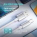 Дата кабель USB 2.0 AM to USB-C 1.0m 3A zinc alloy braided white ColorWay (CW-CBUC098-WT) Дата кабель USB 2.0 AM to USB-C 1.0m 3A zinc alloy braided white ColorWay (CW-CBUC098-WT)