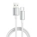 Дата кабель USB 2.0 AM to USB-C 1.0m 3A zinc alloy braided white ColorWay (CW-CBUC098-WT) Дата кабель USB 2.0 AM to USB-C 1.0m 3A zinc alloy braided white ColorWay (CW-CBUC098-WT)