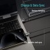 Дата кабель USB 2.0 AM to USB-C 1.0m 3A zinc alloy braided black ColorWay (CW-CBUC098-BK)