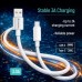 Дата кабель USB 2.0 AM to USB-C 2.0m 3A zinc alloy braided white ColorWay (CW-CBUC099-WT) Дата кабель USB 2.0 AM to USB-C 2.0m 3A zinc alloy braided white ColorWay (CW-CBUC099-WT)