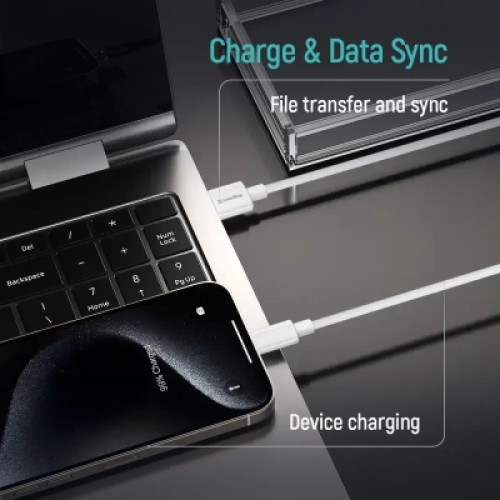 Дата кабель USB 2.0 AM to USB-C 2.0m 3A zinc alloy braided white ColorWay (CW-CBUC099-WT) Дата кабель USB 2.0 AM to USB-C 2.0m 3A zinc alloy braided white ColorWay (CW-CBUC099-WT)