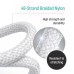 Дата кабель USB 2.0 AM to USB-C 2.0m 3A zinc alloy braided white ColorWay (CW-CBUC099-WT) Дата кабель USB 2.0 AM to USB-C 2.0m 3A zinc alloy braided white ColorWay (CW-CBUC099-WT)